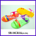 SR-14CR116 clear jelly sandals kids plastic sandals latest new children wholesale jelly sandals